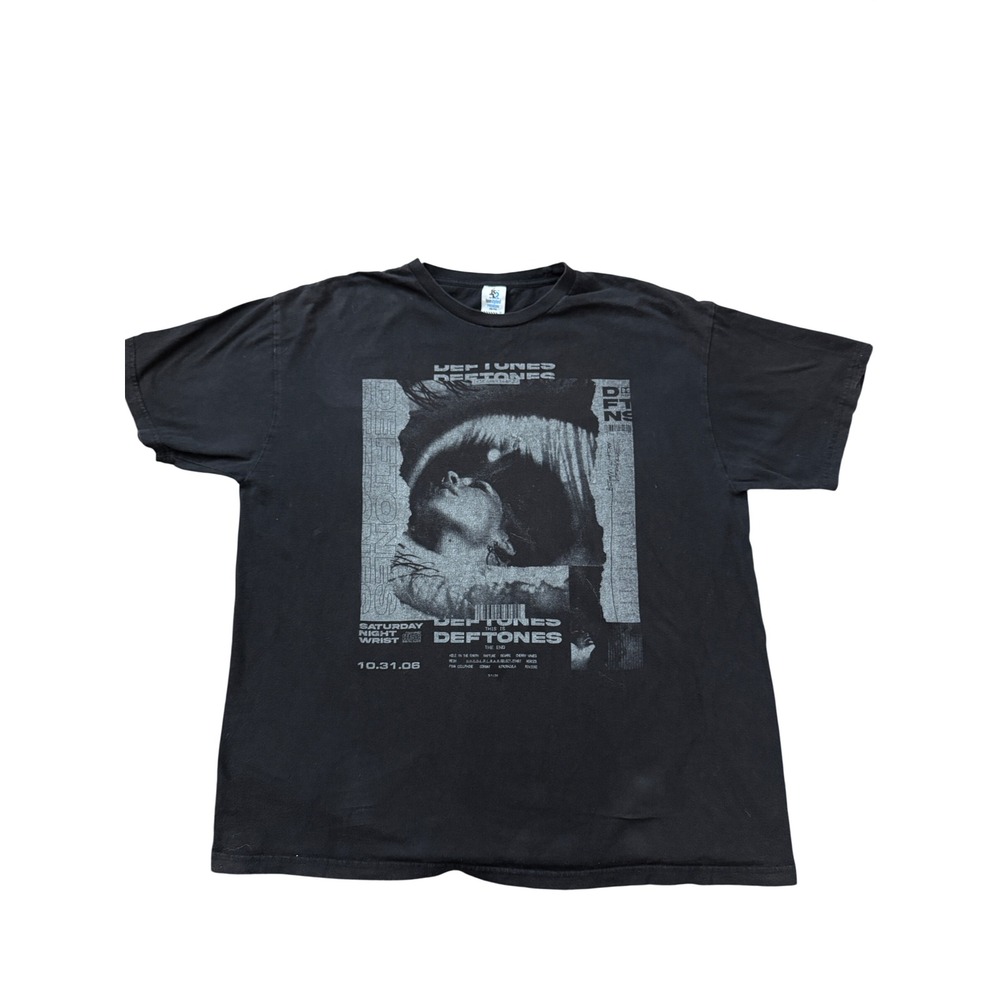 Vintage Deftones Saturday Night Wrist 2006 Band T-Shirt Black XL Y2K TeeStyled